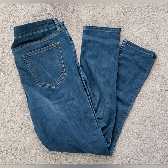 MATILDA JANE WOMEN'S JEANS Size 16 Mid Rise Skinny Leg Stretch Denim Blue - Picture 5 of 7